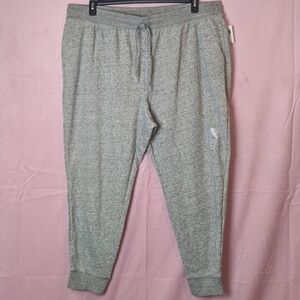 Old Navy Heather Gray Drawstring Waist Sweatpants with Pockets Size 4X